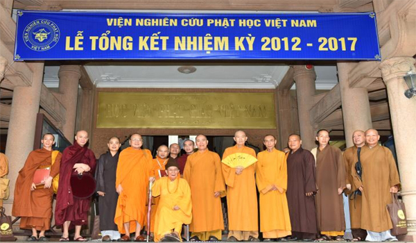 Lễ tổng kết của Viện nghiên cứu Phật học Việt Nam, nhiệm kỳ 2012-2017
