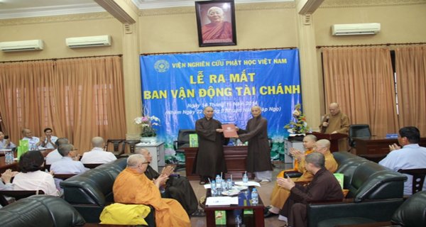 Viện Nghiên cứu Phật học VN có Ban Vận động tài chánh